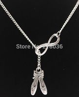 10 x Plata Tibetana Cuentas Colgantes Dijes Infinity 24mm