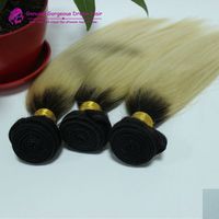 Wholesale Brazilian Peruvian Malaysian Indian B Straight Hair Unprocessed Human Hair bundles weft blonde human hair weave inch
