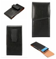 Wholesale Universal Hip Holster Sheep Leather Flip Cover Cases For Iphone XS MAX XR X SE Galaxy S20 S22 S21 Vertical Buckle Belt Business Men Pouch