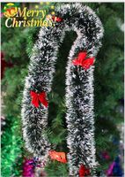 Wholesale pine garland merry christmas christmas tree decoration strip decoration garland Christmas ribbon Christmas decoration CR002
