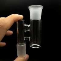 Wholesale Hot Selling Styles Glass Reclaim adapter Male Female mm mm Joint Glass Reclaimer adapters Ash Catcher for Oil Rigs Glass Bong