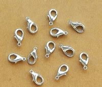 Wholesale 12 mm lobster claw clasps for chain necklace bracelet snaps jewelry making bar rope connector findings pulseras parts supplies