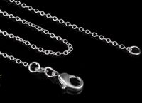 Wholesale 2017 hot sales MM inches choose Silver Chain Necklace High Quality Thin silver chain