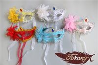 cheap party mask with flower and lace halloween mask masquerade mask female mask for adult sex mask party decoration 10pcs lot free shipping uk