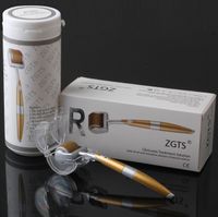 Wholesale ZGTS derma roller needles Skin roller titanium dermaroller for Anti Aging Rejuvenation DHL Free
