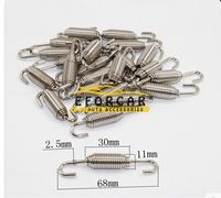 Wholesale 200pcs Motorcycle Exhaust Pipe Spring Clasps Stainless Steel Large Displacement Activity Scorpio Is Enhanced Performance Accessories