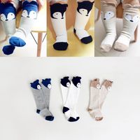 Wholesale Spring Autumn Design Babies Socks Cartoon Fox Ears Cotton Non slip Knee Highs Socks For Kids T