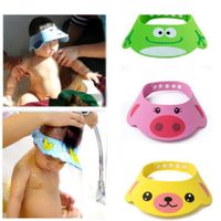 Wholesale Adjustable Baby Hat Toddler Kids Shampoo Bathing Shower Cap Wash Hair Shield Direct Visor Caps For Children Baby Care