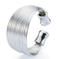 Wholesale Factory direct retail high quality jewelry Sterling Silver ring lines adjustable ring fashion couple ring