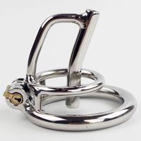 Wholesale 2016 new Lock cage Male chastity with catheter birdlock male cages bound chastity device cage lock penis bondage