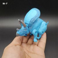 Wholesale Science Discovery Triceratops Egg Dinosaur Plastic Toys Model Action Figures Boys Gift Simulation Cognitive Learning Training Toy