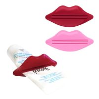 Wholesale Sexy Hot Lip Kiss Bathroom Tube Dispenser Toothpaste Cream Squeezer Fashion Bathing Accessories
