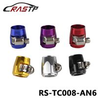 Wholesale RASTP High Quality Hose Clamp AN6 Fuel Oil Water Tube Hose Fittings Finisher Clamps Hex Finishers ID mm RS TC008 AN6