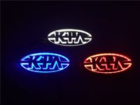 Wholesale Car Styling cm cm D Rear Badge Bulb Emblem Logo led Light Sticker Lamp For KIA K5 Sorento Soul Forte Cerato Sportage RIO