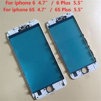 Wholesale Front Glass Glass Lens With Middle Frame Bezel Bracket For Iphone s plus Plus