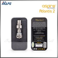 Wholesale Authentic Aspire Atlantis Tank ml Adjustable Airflow Atomizer Aspire Atlantis V2 Sub Ohm Coil Clearomizer With Optimal Cooling System