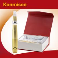 Wholesale 2016 Newest LED Light Derma Pen For Skin Rejuvenation Whitening Home Use Microneedle Roller Dermapen With Speeds For Sale