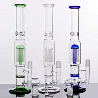 Wholesale 29cm Glass Bongs with randome dome and nail or bowl Percolator Oil Rigs Glass Pipes Perclator Perc Joint mm Water Pipes