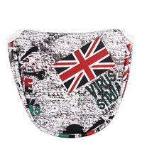 Wholesale UK Flag Golf Mallet Putter Head Cover Red and White