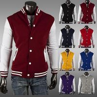 Wholesale Hot sales colors Premium Varsity College Letterman Baseball Jacket Uniform Jersey Hoodie Hoody M L XL XXL