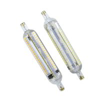 Wholesale New Silicone R7S LED Lamp W W W SMD V mm mm IP65 Glass LED Lamp Bulb Degree Replace Halogen Lamp Floodlight