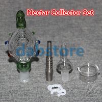 Wholesale 2016 Newest popular Nectar Collectors with Quartz Nail mm nector collector oil rigs glass bongs water Pipes glass water pipes oil recycl