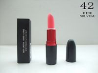 Wholesale Makeup A42 pink nouveau red lustre matte Lipstick with english name
