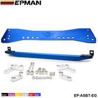 For 1996-2000 Honda Civic EK Rear Lower Control Arm Subframe Brace Tie Bar Blue