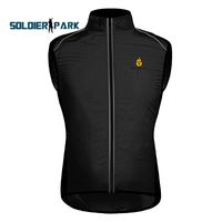 Wholesale Unisex Cycling Vest Jacket Black Windproof Lightweight Waterproof Breathable Sleevelessa Vest Chaleco Ciclismo Cycling Colete order lt no tr