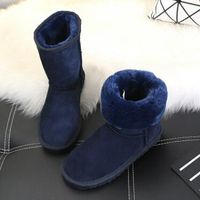 Wholesale New fashion high quality children s classic high boot women boots snow boots winter boots leather boot EUR22
