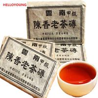 Wholesale 250g Chinese Puer Tea Puer Ripe Pu erh Compressed Pu er Brick Puerh Black Tea healthy food Green food cooked Pu erh Red tea