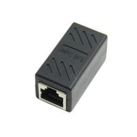 100pcs RJ45 Modular 8P8C Coupler ethernet Network Extension Female FF Adapter