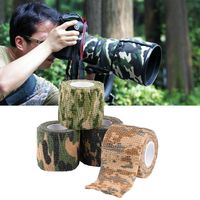 Wholesale 5cmx4 m Army Camo Outdoor Hunting Shooting Tool Camouflage Stealth Tape Waterproof Wrap Durable new arrival