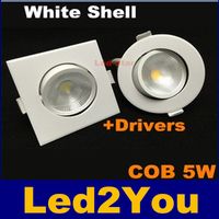 Wholesale cob ceiling led down lights w led dimmable downlights recessed lighting lamps CRI gt ac V CE ROHS UL SAA
