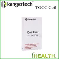 Wholesale Kanger TOCC Coil Head for T3S MT3S Clearomizer Japanese Organic Cotton wick Original T3S OCC Replacement Coil Head