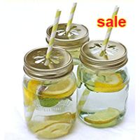 Wholesale New Hot Sell Gold Daisy Cut Lids Mason Jar Lids For Straws Party Event Favors