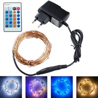 12v led fairy lights Canada - LED String 10M 33ft 100 LEDs DC 12V Christmas Fairy
