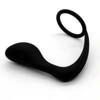 Wholesale Pleasure Products Anal Orgasm Performance Erection Enhancing Cock Ring and Anal Butt Plug Prostate Massager Anal Sex Toys