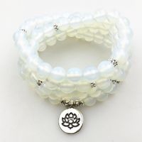Wholesale SN1204 Fashion Design Women s Wrap Bracelet Mala Yoga Necklace Natural Opal Beads Balance Bracelet Best Girls Gift