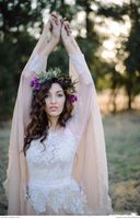Wholesale 2016 Spring Fall Long Sleeves Boho Wedding Dresses Jewel Neck Lace Appliques Chiffon Bridal Gowns Paneled Bohemian Wedding Dresses