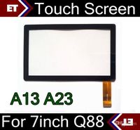 Wholesale DHL Brand New Touch Screen Display Glass Replacement For Inch Q88 A13 A23 Tablet PC MID TC1