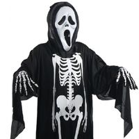 Wholesale 2017 Halloween Ghost Skeleton Costume Skull Gloves Devil Mask Scary Costumes for Children Adult Cosplay Holiday Party Clothing LX3499