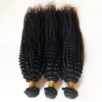 Wholesale Wet and Wavy Brazilian Human Hair Bundles Kinky Curly Factory and retail truly Peruvian Malaysian Indian hair weft No Tangle