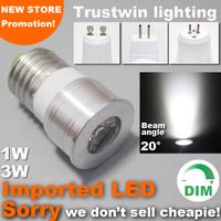 Wholesale 15 degree narrow beam angle LED Bulbs V V V lamp dimmable spot light bulb mini spotlight W W GU10 E27 MR11 MR16