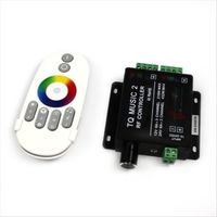 Wholesale RGB Music V2 led controller V A CH Sound Audio control RF Touch Remote