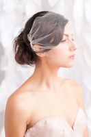 Wholesale Romantic Birdcage Bridal Face Veils Wedding Veisl With Comb Accessories Ivory Bridal Veil Party Accessories Blusher
