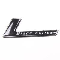 Wholesale 1pcs Aluminum Black Series sticker Emblem for W204 W203 W211 W207 W219 Auto car For AMG badge