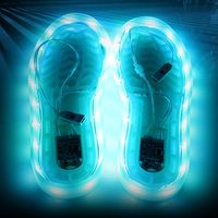 Wholesale DC3V LED Flexible Strips Light SMD LEDs RGB Color Lamps meter with USB Charger Battery Decorations Clothes Shoes Bike Hat China