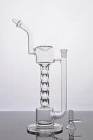 Wholesale Multi level Clear New Arrival slim Glass water pipes dab rigs glass bongs with birdcage perc oil rigs