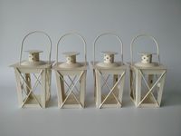 Wholesale White Black Metal Candle Holders Iron lantern wedding centerpieces moroccan